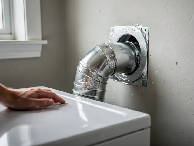 Indian Trail Dryer Vent Cleaning expert performing professional dryer vent repair and installation in Indian Trail